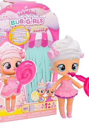 Коллекционная кукла-сюрприз для одевания, imc toys susie, надувающая пузыри с 12 аксессуарами