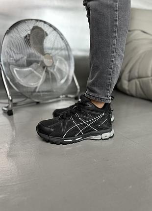 Зимние кроссовки asics gel-kahana 8 high black fur