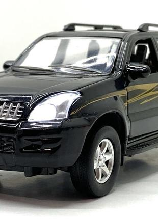 Машина автосвіт toyota prado інерційна 1:32 чорна (as-2697)