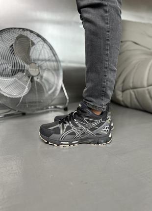 Зимние кроссовки asics gel-kahana 8 high grey fur