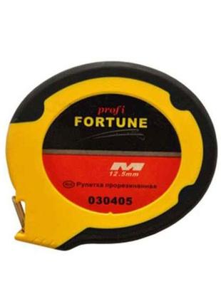 Рулетка прогумована 50м х 12,5мм, арт.030406 тм fortune
