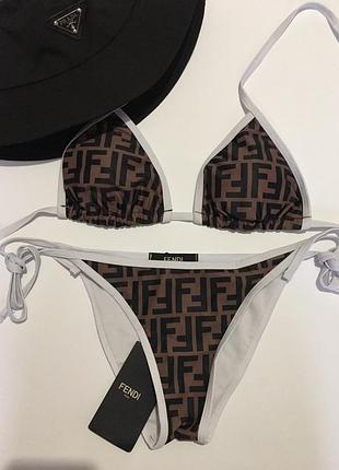 Купальник в стиле fendi