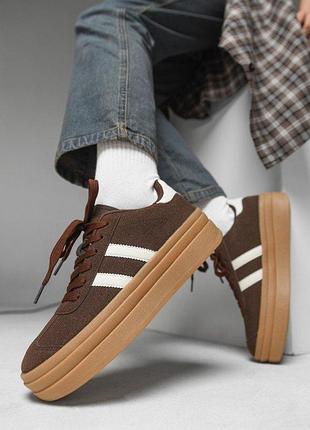 Женские кроссовки samba brown нп4530