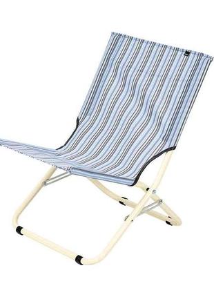 Шезлонг міні d-22мм (блакитна смуга) (текстилен) тм vitan