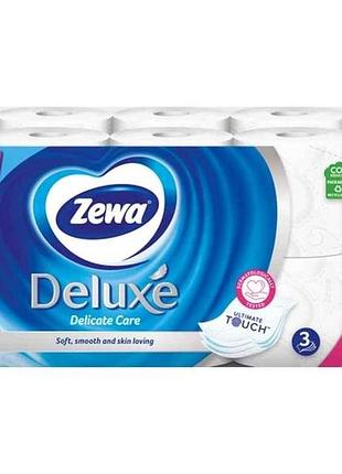 Туалетний папір 20шт 3шар deluxe нежный уход тм zewa