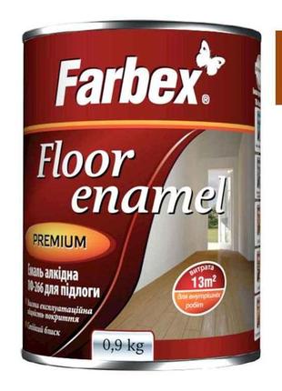 Емаль алкідна пф-266 жовто-коричнева -2,8 кг. тм farbex