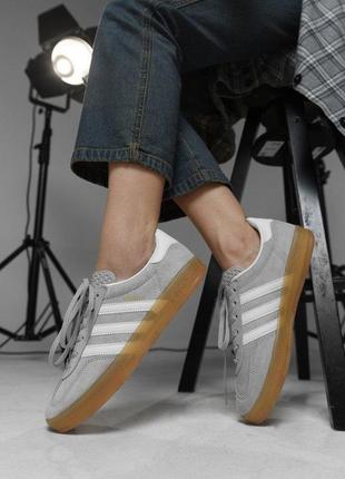Жіночі кросівки adidas gazelle grey нп4912