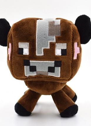 Мягкая игрушка майнкрафт "корова"  из игры minecraft майнкрафт