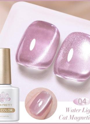 Кришталевий гель лак котяче око для нігтів манікюру база топ праймер фрезер лампа