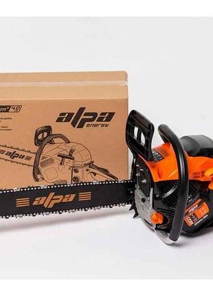 Бензопила 450мм 4квт ps5218f тм alpa