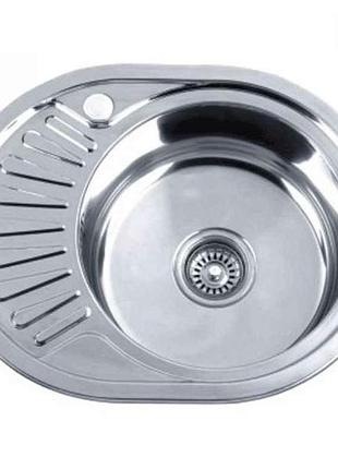 Мийка врізна 570х450х180мм z5745-08-180md (micro decor) тм zerix