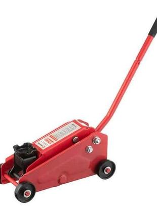 Домкрат гідравлічний підкатний 2т висота 135-345мм в кейсі gt0103 тм intertool