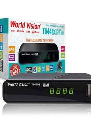 Т2 ресивер t644d3 fm тм world vision