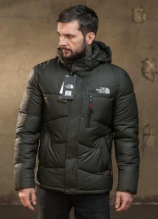 Куртка зима хаки the north face тр6307
