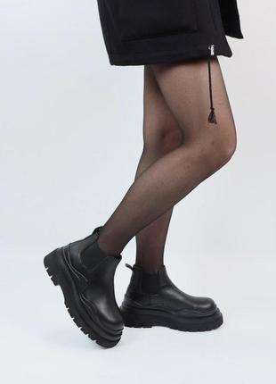Женские ботинки bottega veneta зимние5 фото