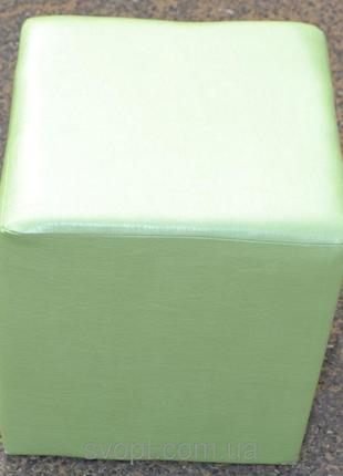 Пуфик квадрат салатовий