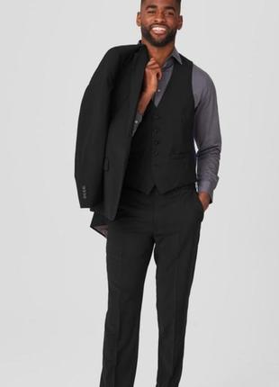 Брендовий чоловічий жилет canda by c&a tailored fit wool етикетка