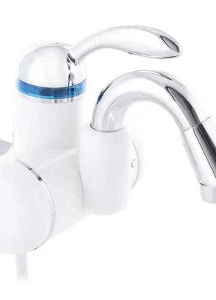 Водонагрівач проточний 3квт elw05-2w, на стіну, короткий вилив тм zerix