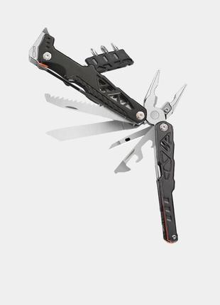 Мультитул  многофункциональные плоскогубцы портативные складные black 834