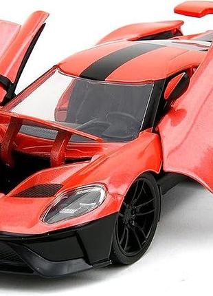 Екстравагантний суперспортивний автомобіль ford gt (2017)(вітрина)jada toys - модель pink slips 1:24 ford gt (2017) - великий ігра