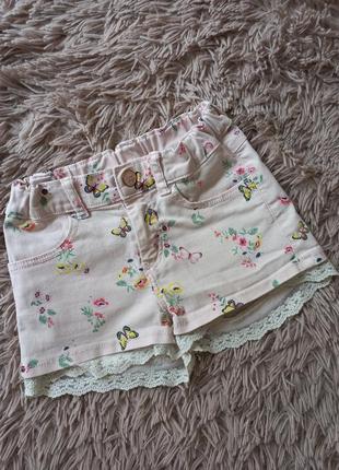 Джинсовые шорты для девочки h&m 🌺
