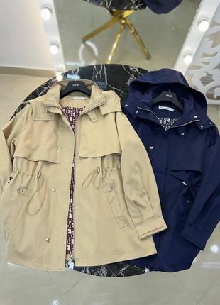 Тренч пальто в стилі dior