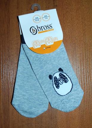 Летние укороченные носки 31-33, 34-36 бросс bross панда