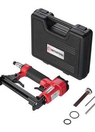 Степлер пневматичний для скоби 12.80*16 мм pt-1610 тм intertool