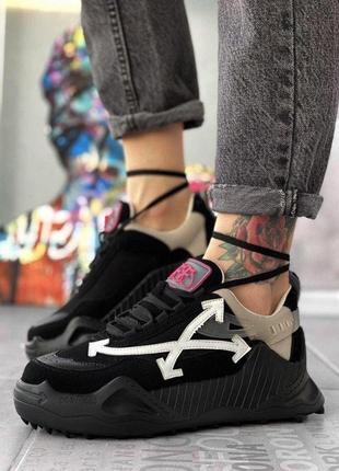 Женские кроссовки off origin black