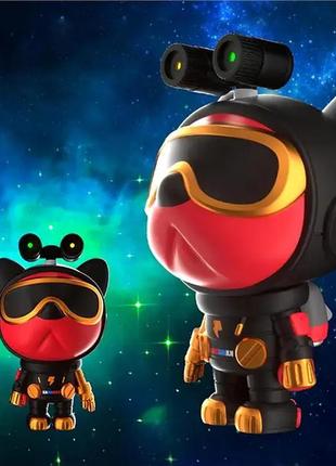 Проектор зоряного неба у вигляді собаки nebula dog projector із 2 лазерами з пультом від usb