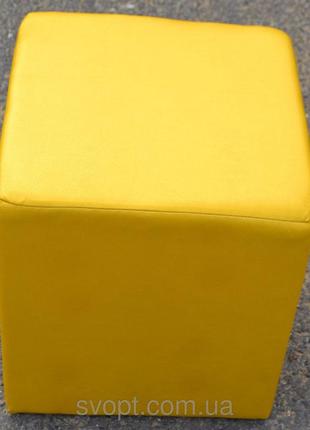Пуфик жовтий квадрат