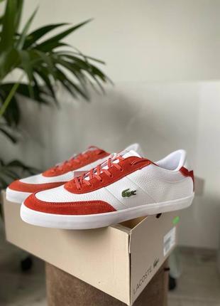 Кеды кожаные оригинал lacoste court-master гг.45
