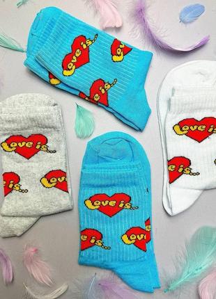 Комплект жіночих високих шкарпеток 4 пари 36-41 р