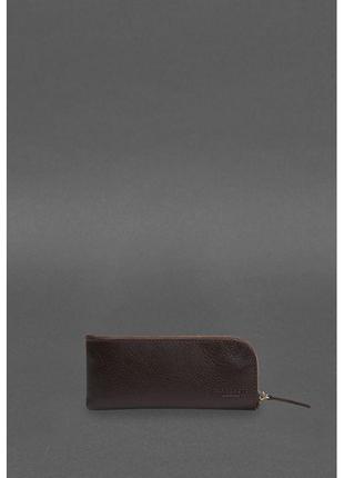 Кожаная карманная ключница 5.0 темно-коричневая