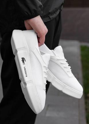 Кросівки lacoste white6 фото