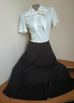 Розпродаж сукня  berkertex asos міді з бантом і комірцем в стилі пітер пен3 фото