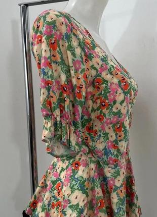Новая блузка в цветочный принт george, размер s/m3 фото