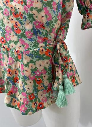 Новая блузка в цветочный принт george, размер s/m4 фото