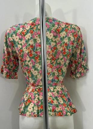 Новая блузка в цветочный принт george, размер s/m5 фото