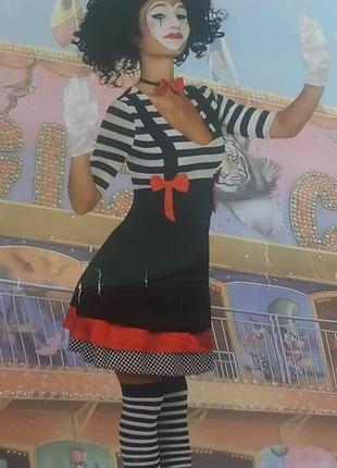 Карнавальный костюм клоунессы m-l