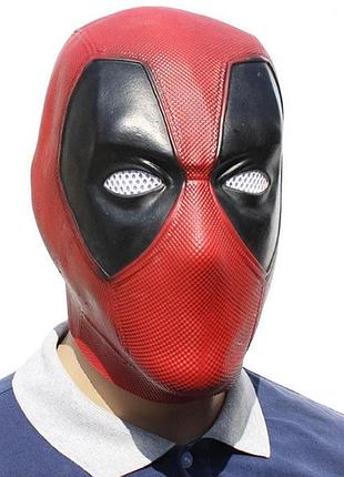 Гумова маска дедпул resteq латекс хелловін косплей deadpool дід пул