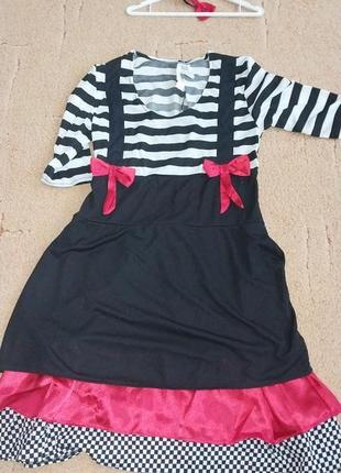 Карнавальный костюм клоунессы m-l