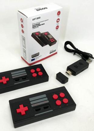 Приставка игровая mini game box d600 hdmi игровая консоль, приставка 8 бит для детей, приставки денди2 фото