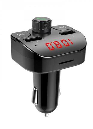 Зарядний пристрій fm модулятор трансмітер earldom et-m43 mp3 | car charger | 2.4a | 1usb