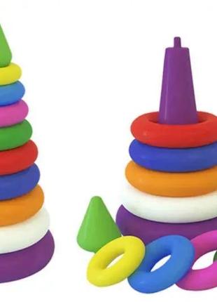 Игрушка пирамидка выдувная технок 2360 пирамида