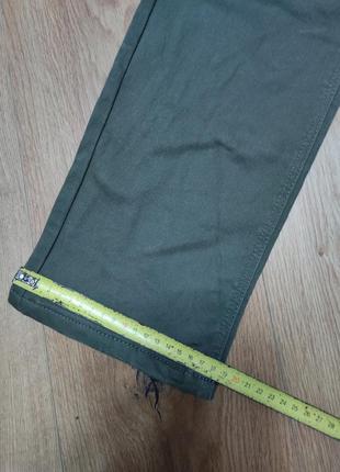 Джинси чоловічі хакі зелені завужені прямі slim fit next jeans man, розмір l7 фото