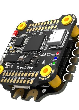 Полетный стек speedybee f405 v3 bls 50a fc & esc stack 30x30 мм