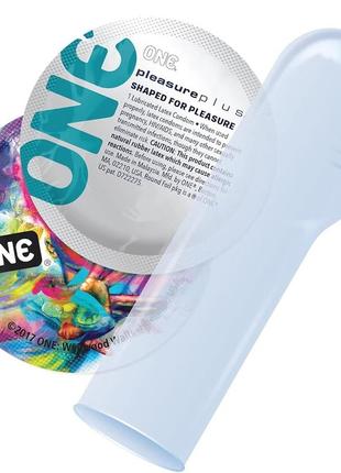 Презерватив one pleasure plus 1 шт 2