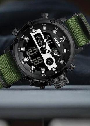 Чоловічий годинник megalith prof green8 фото