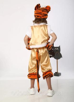 Детский карнавальный костюм тигра размер универсальный на возраст от 3 до 7 лет3 фото